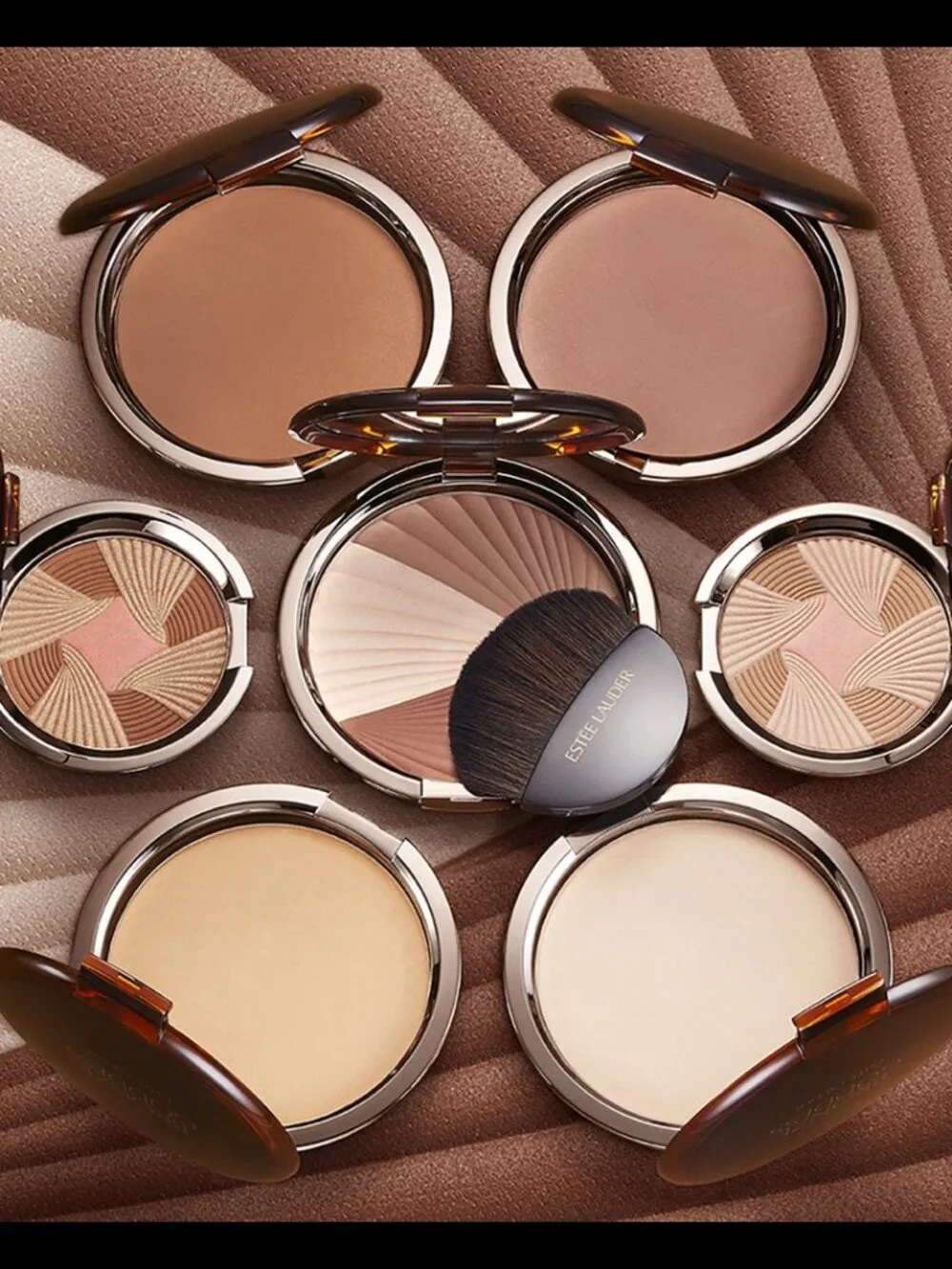 Estee Lauder Beauty Gift Set-Bronze Goddess Powder Bronzer,02 Medium-2pc-NEW